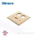 2 Gang Receptacle Wall Plate